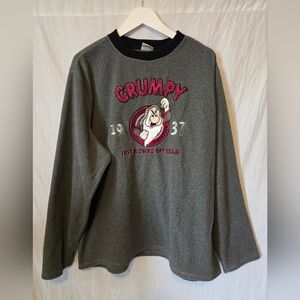 Vintage Disney fleece crew neck- Size large